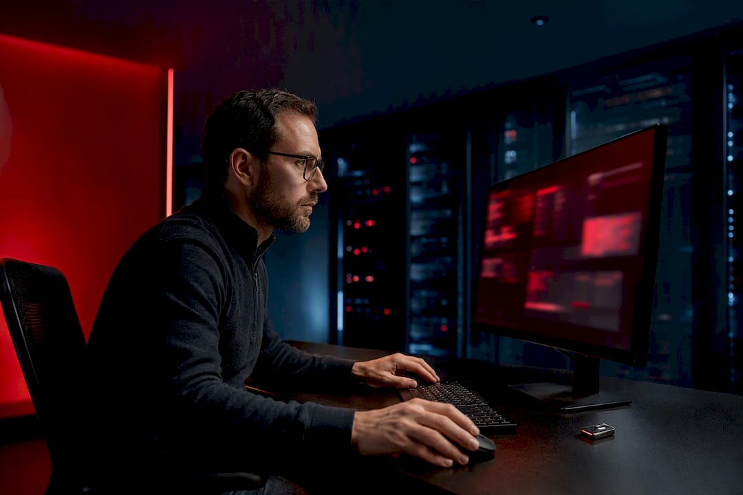 Sysadmin verifying hardened Linux VPS security