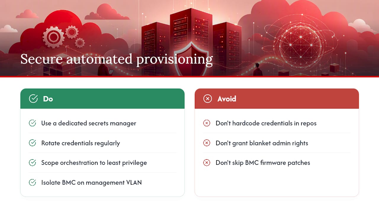 How Do You Keep Automated Provisioning Secure and Compliant? &mdash; overview diagram