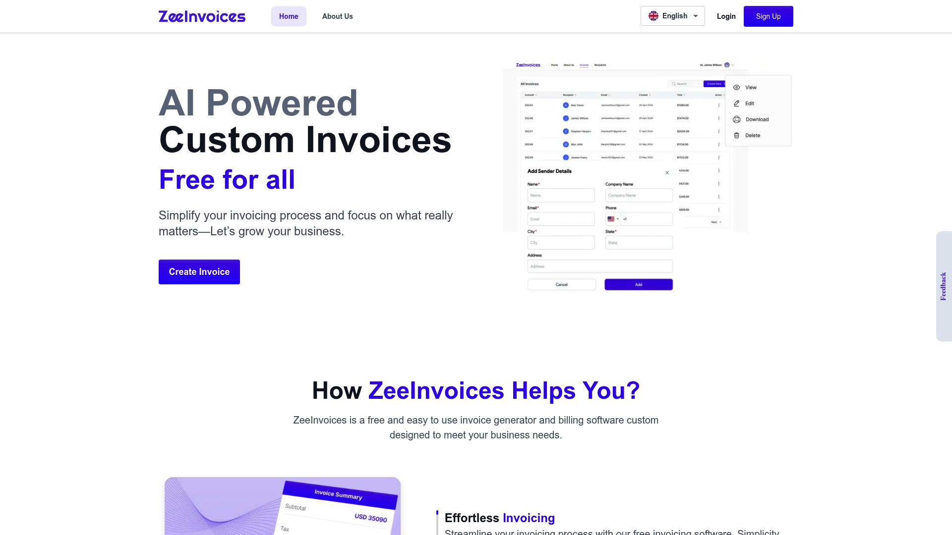 https://zeeinvoices.com
