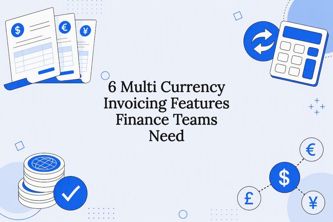 Multi-currency invoicing title card illustration