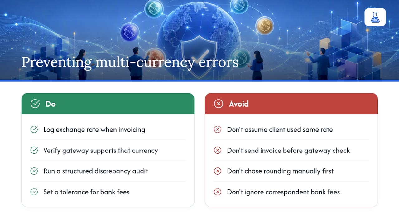 What Goes Wrong With Multi-Currency Invoicing? — overview diagram