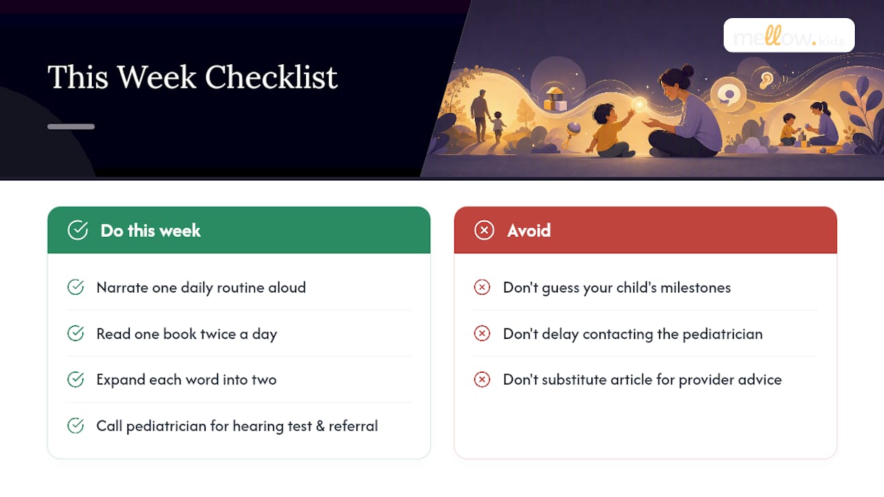 A Practical Checklist to Start This Week — overview diagram