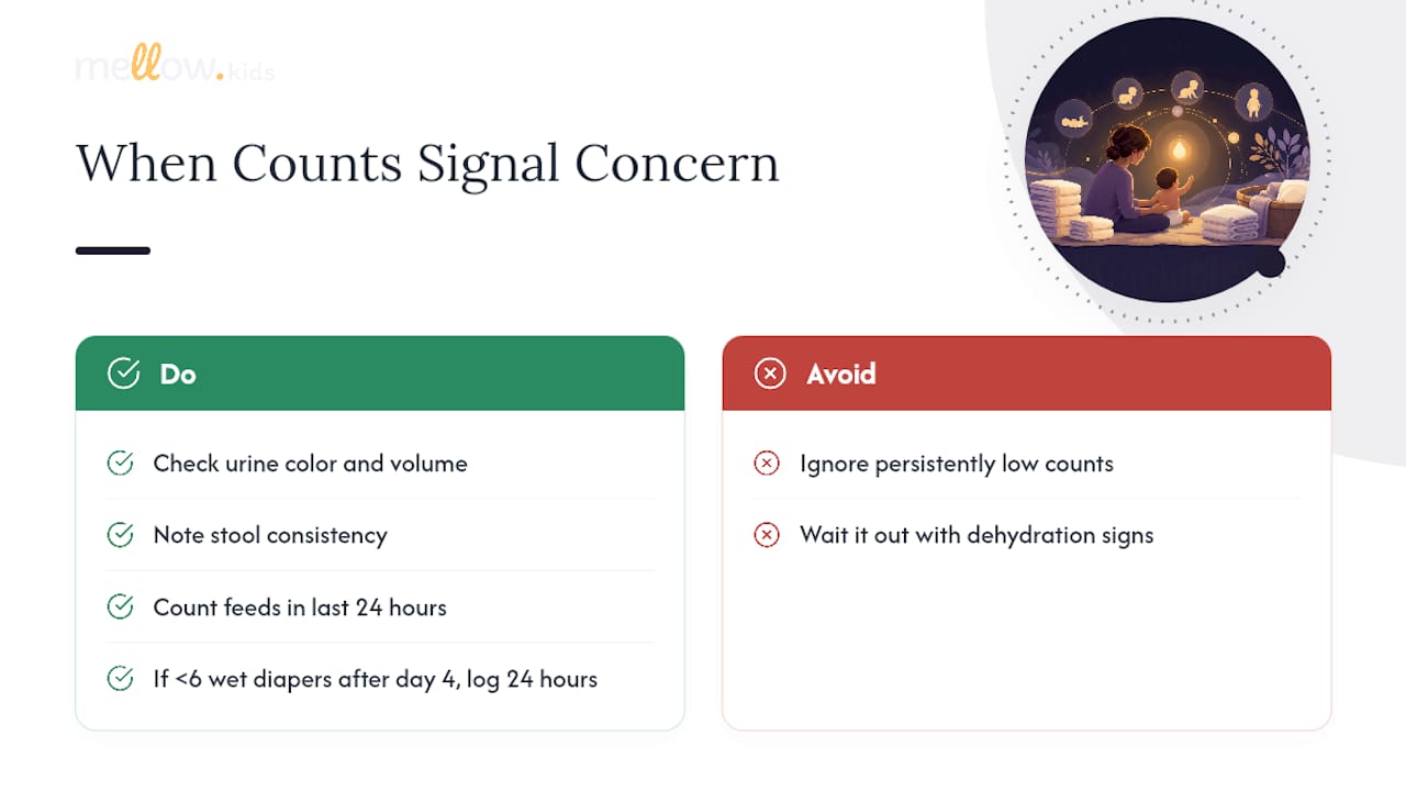 When Diaper Counts Signal Something Off — overview diagram