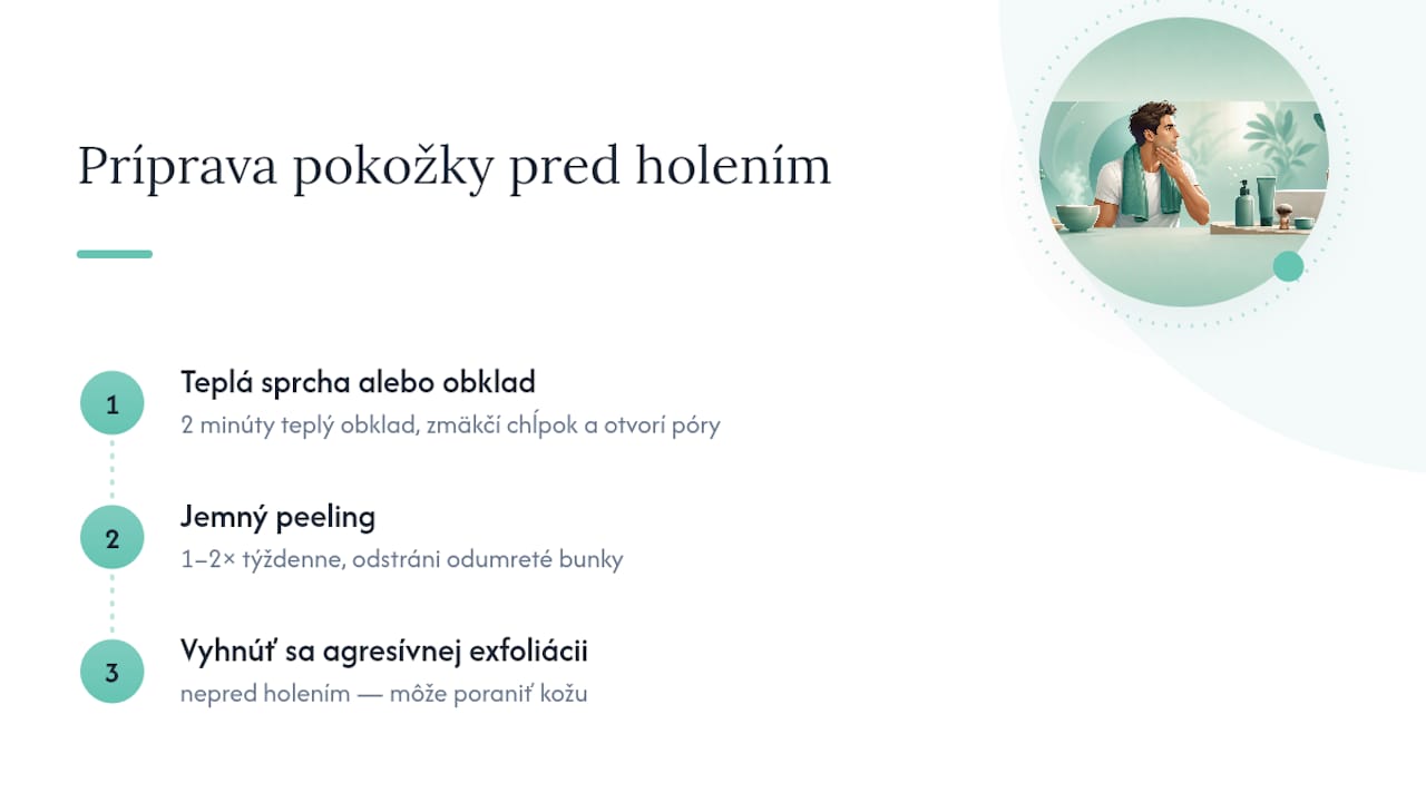 Tri kroky, ako pripraviť pokožku pred holením