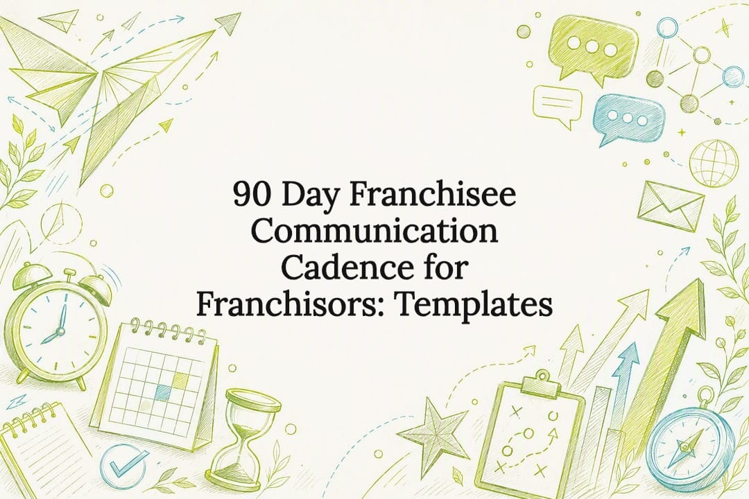 90 Day Franchisee Communication Cadence for Franchisors: Templates