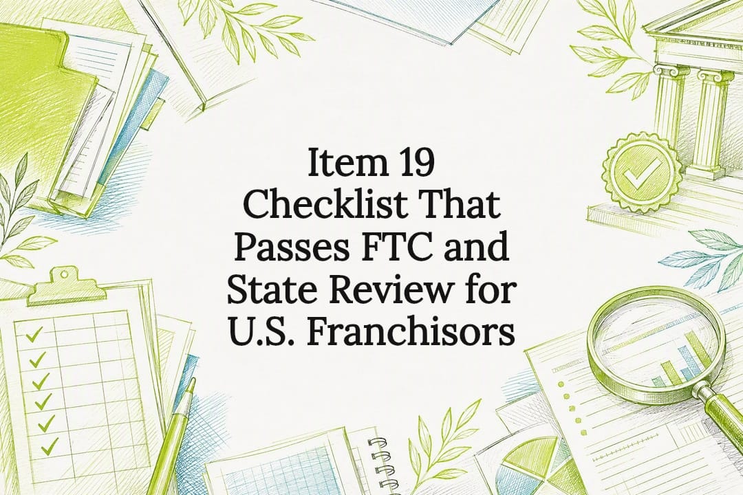 Item 19 Checklist That Passes FTC and State Review for U.S. Franchisors