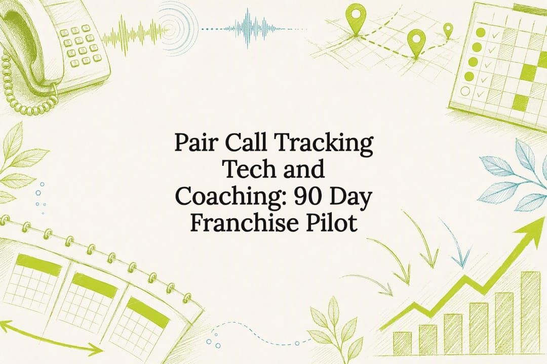 Pair Call Tracking Tech and Coaching: 90 Day Franchise Pilot