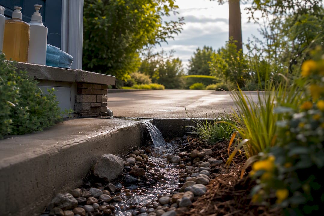 Runoff containment during pressure washing