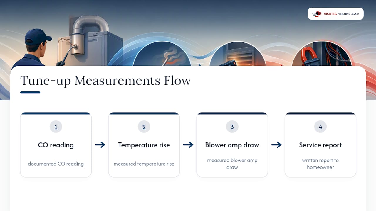 Three furnace measurements in service report