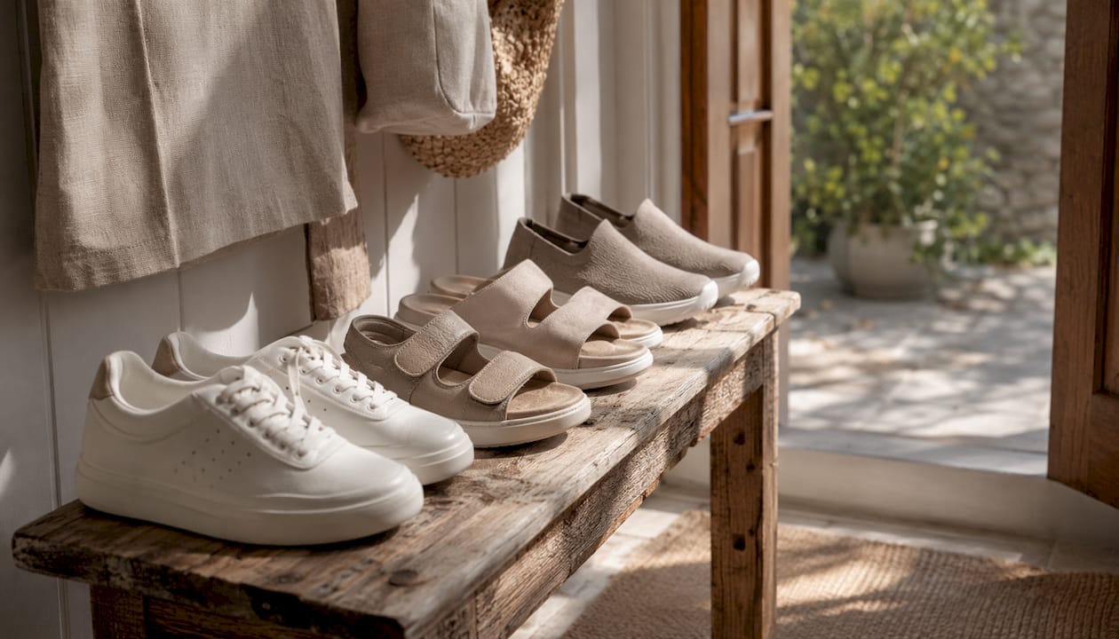 Collection of women's comfortable shoes