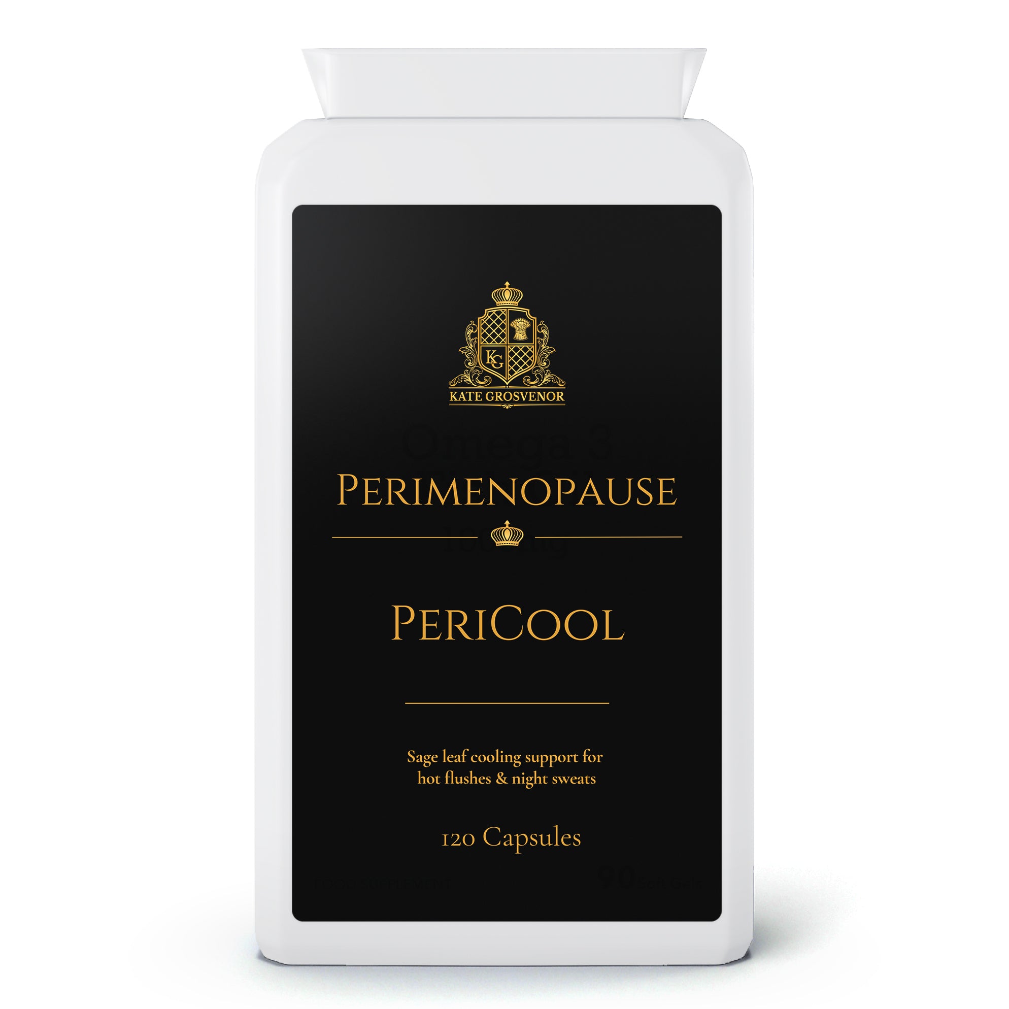 PeriCool: Sage Leaf Cooling Support for Hot Flushes & Night Sweats.