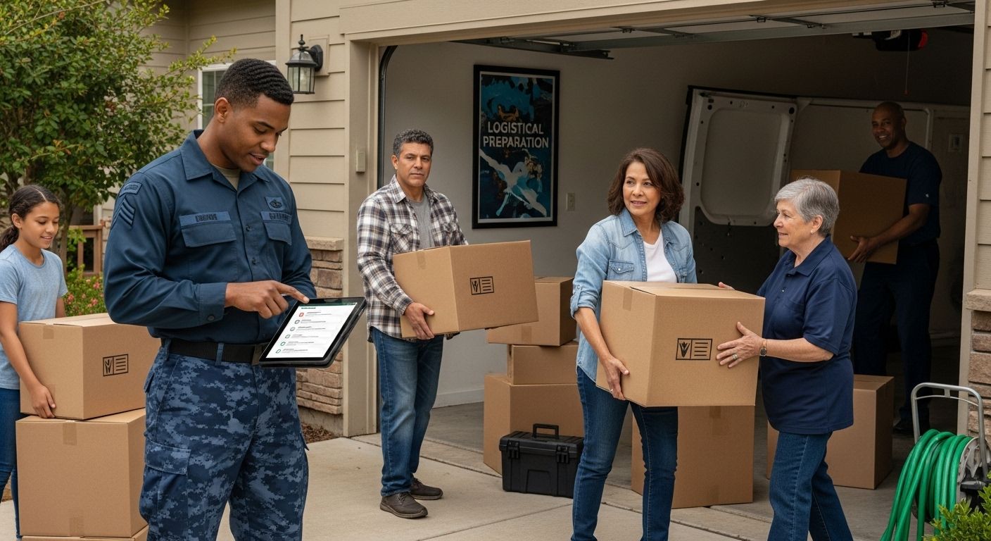 military moving checklist relocation