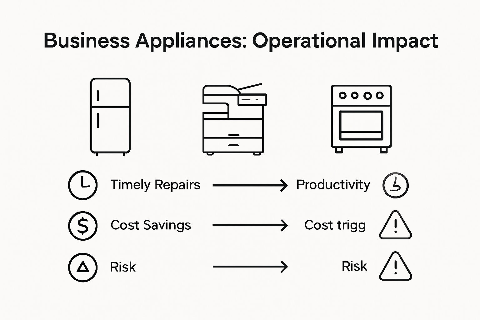 Infographic: impact of appliance repair on business