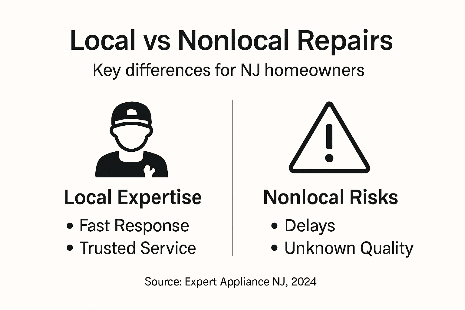Infographic comparing local and nonlocal repair