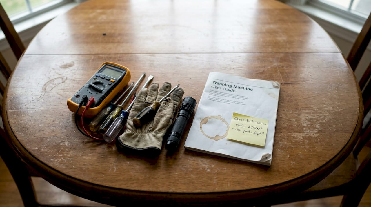 Basic appliance tools and safety gear