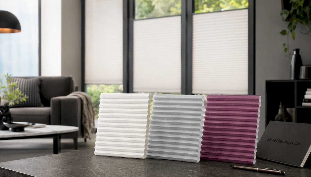 DUETTE® Fixé Elan Metallic (3.0835) Perlweiss
