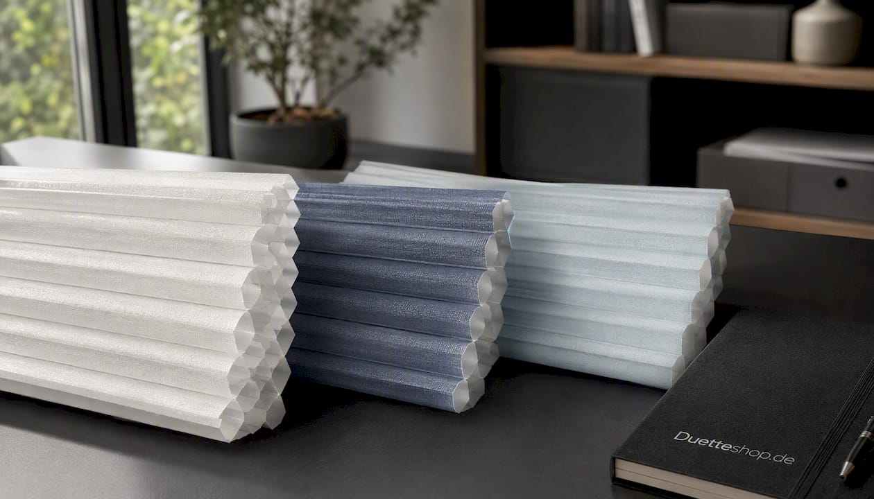 DUETTE® Fixé Elan Metallic (3.0835) Perlweiss