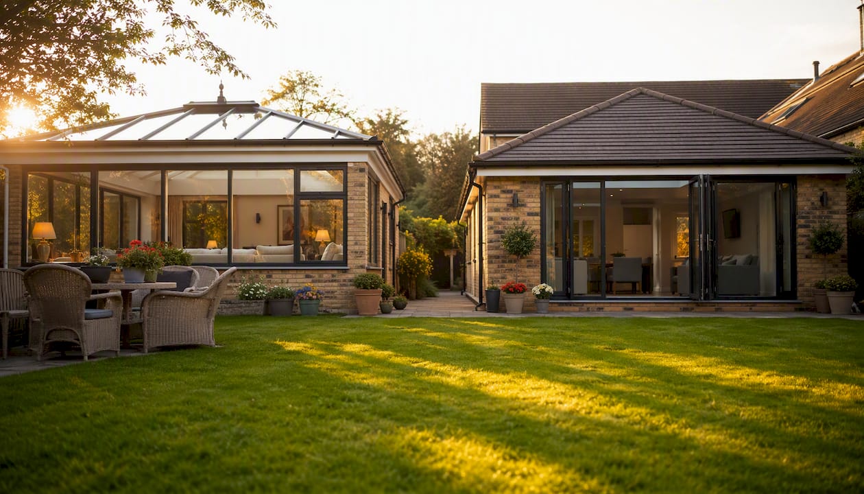 Orangery vs extension: which should you build?