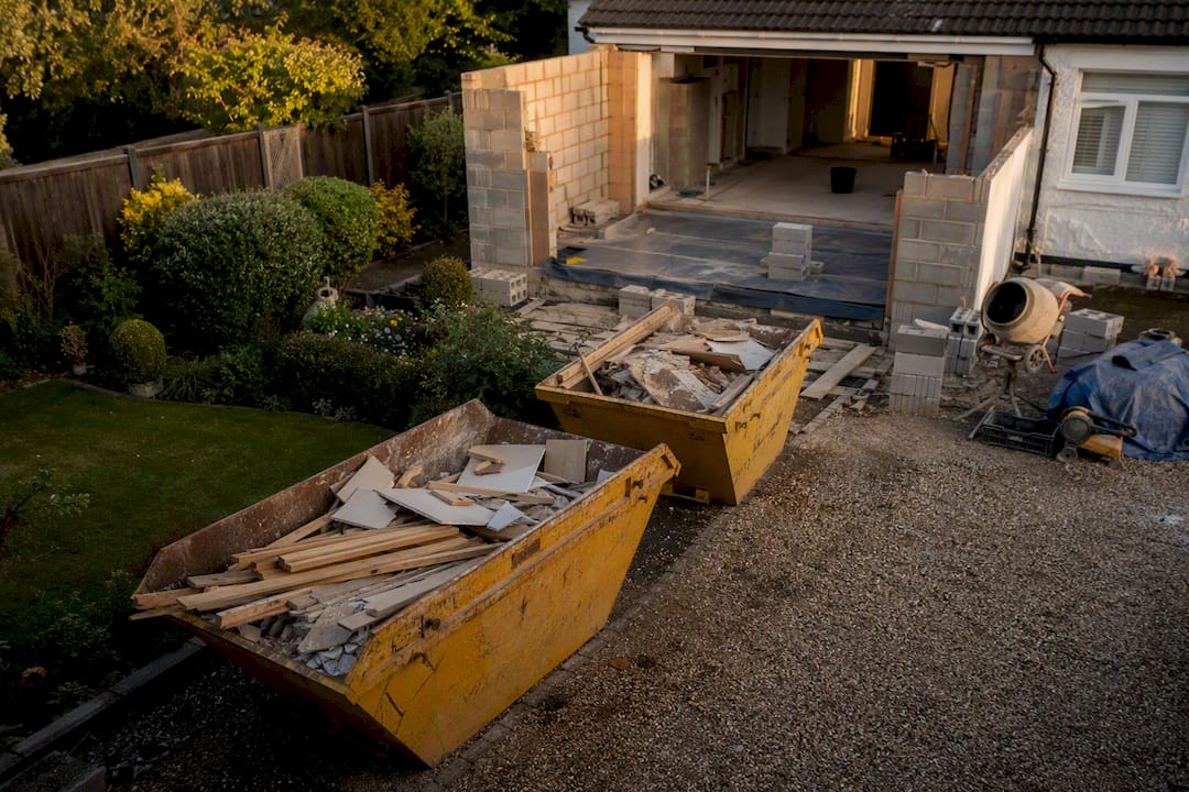 What skip size for extension work do you actually need?