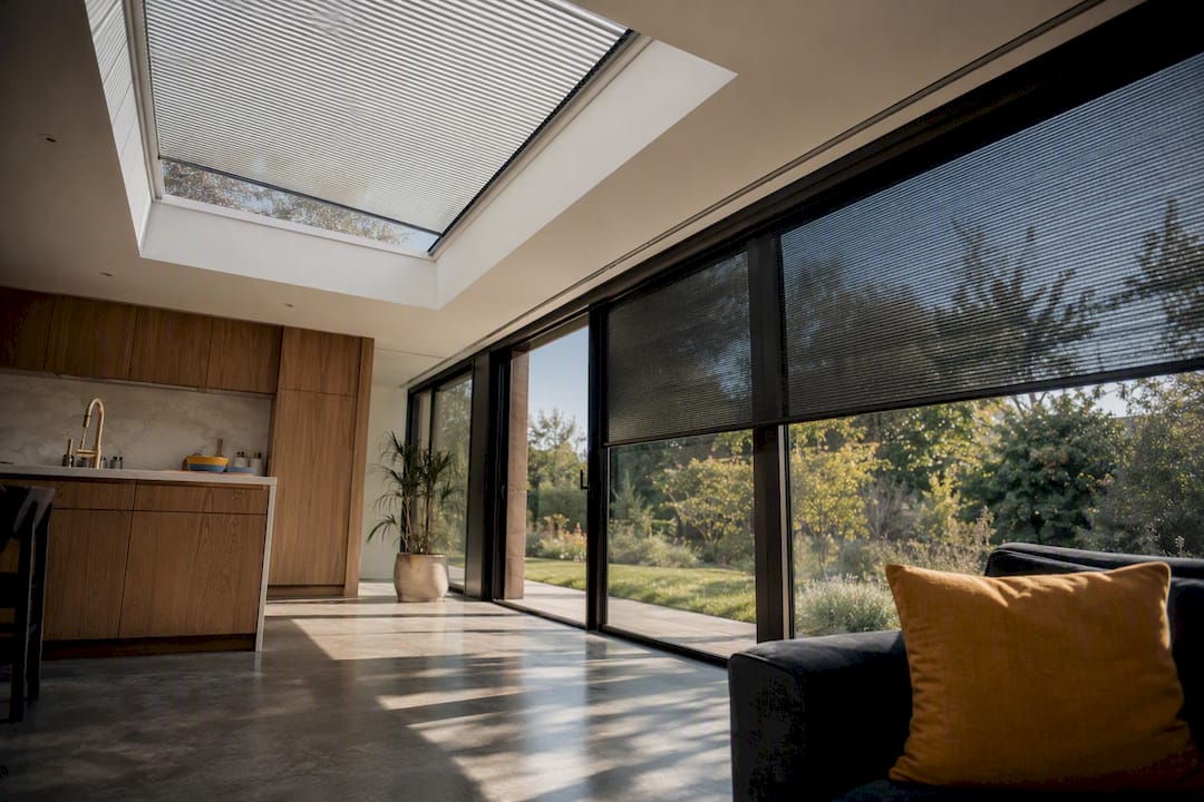 Sunlit extension with rooflight shading