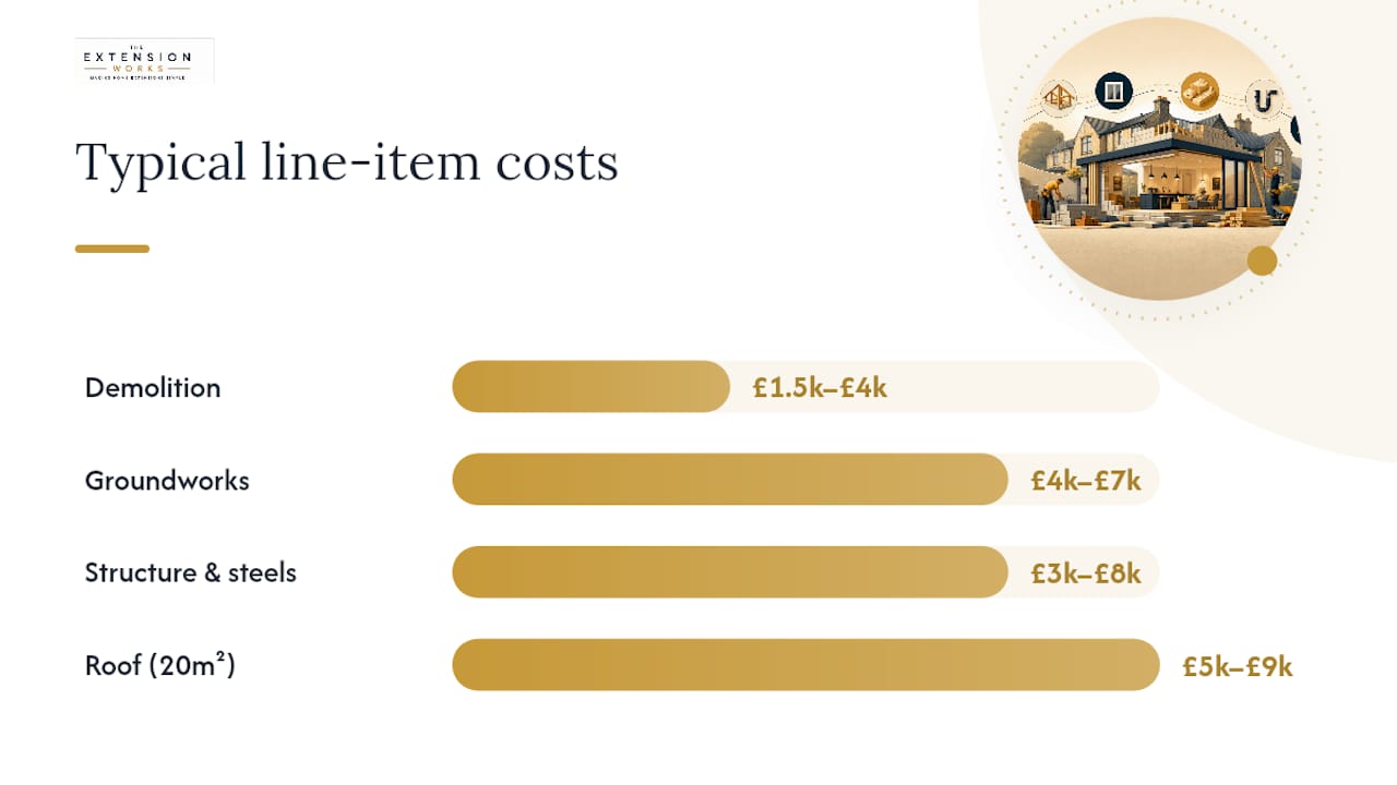 Line-item cost breakdown every homeowner should expect to see — overview diagram