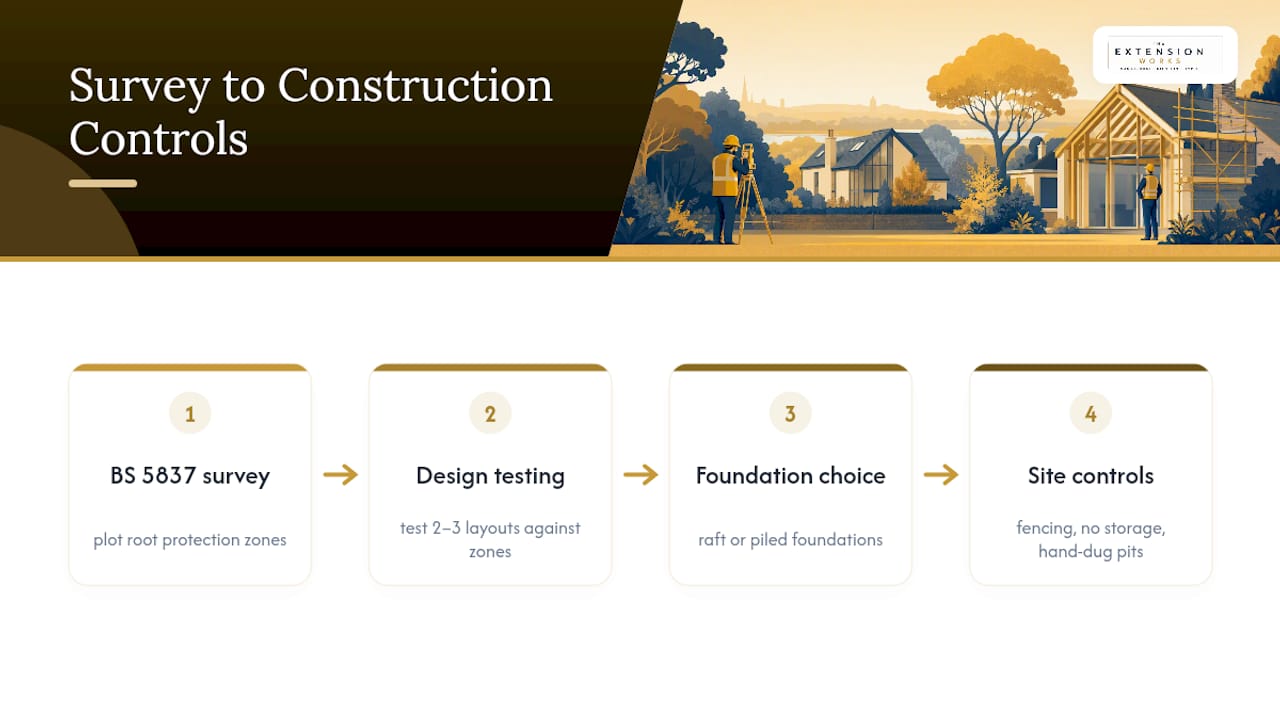 Tree survey to foundation design workflow