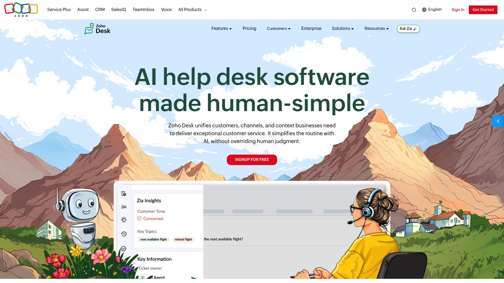 https://zoho.com/desk