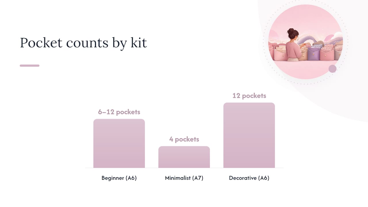 Comparison of cash-stuffing starter kit features