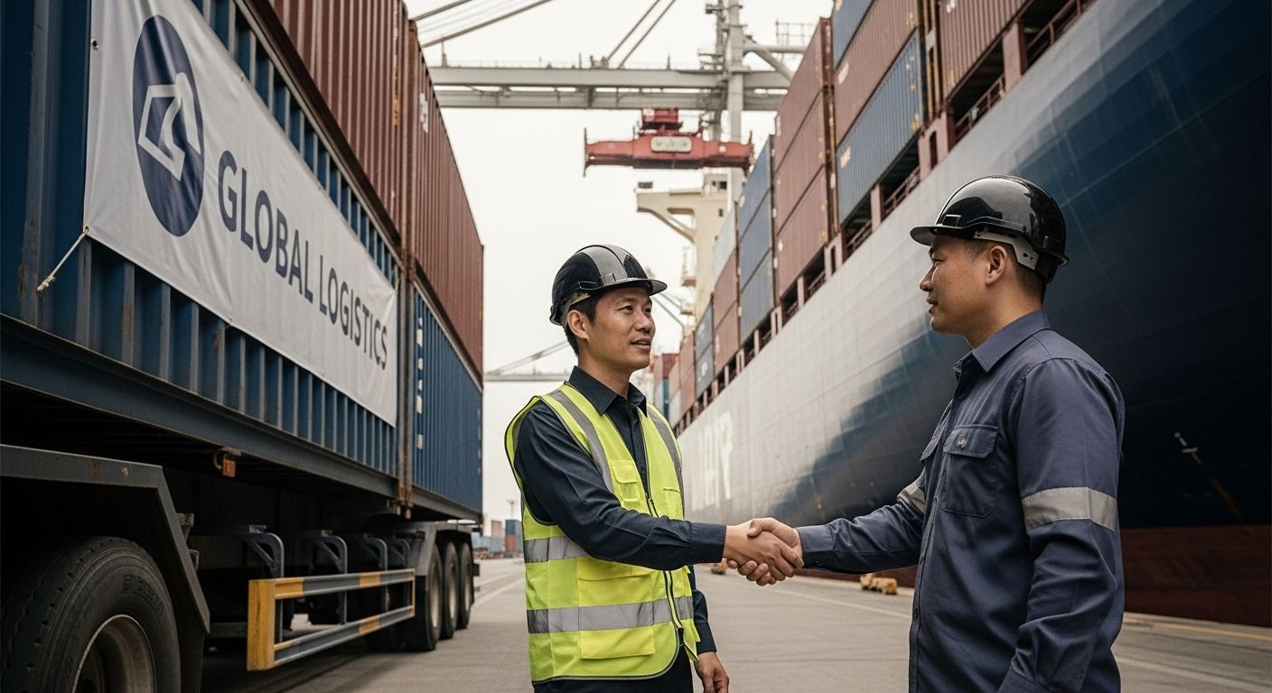 freight forwarder container port
