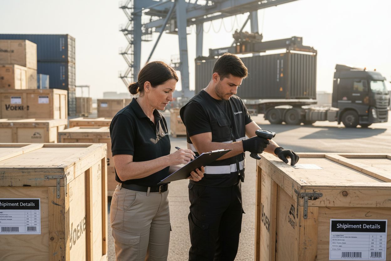 confirm shipment logistics