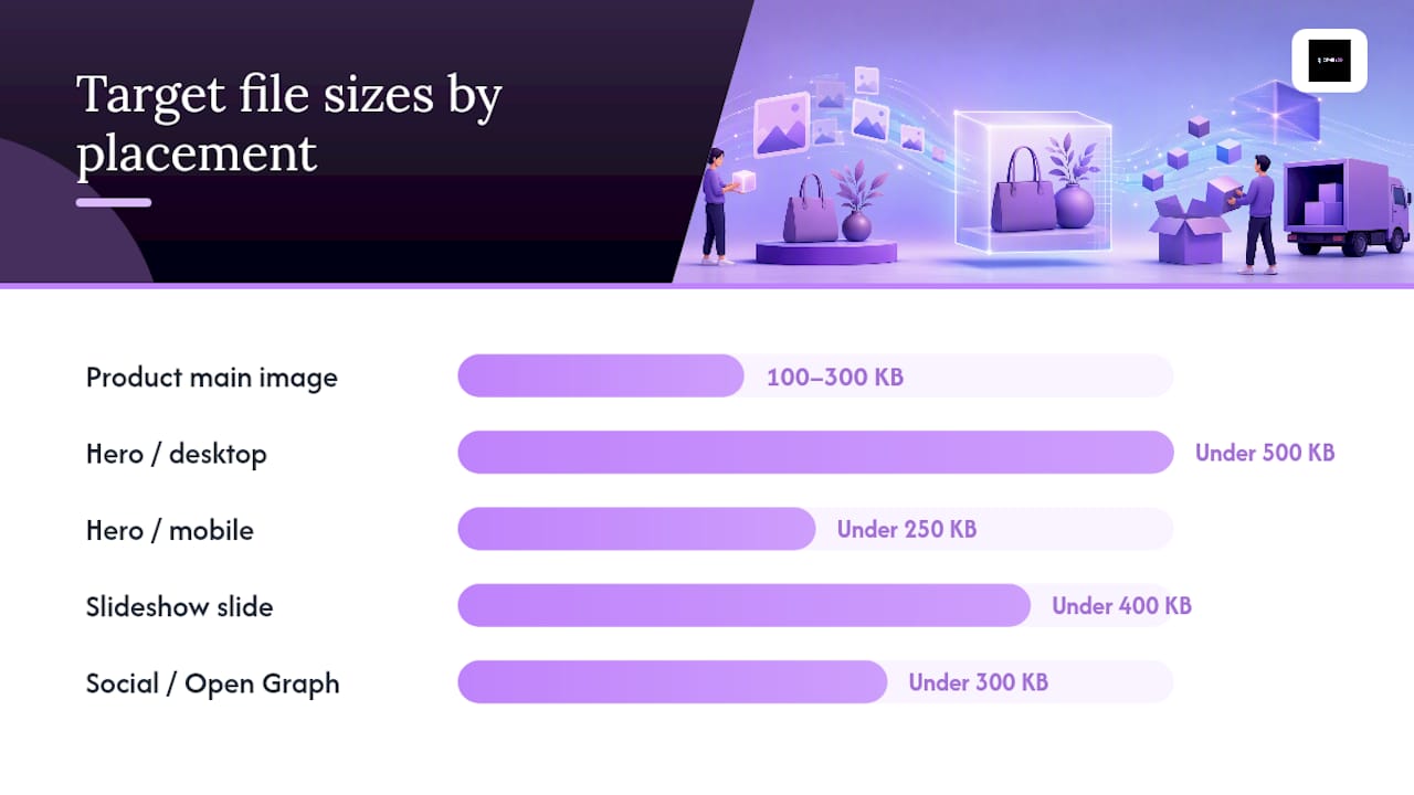 What are the right Shopify image sizes for every placement? — overview diagram