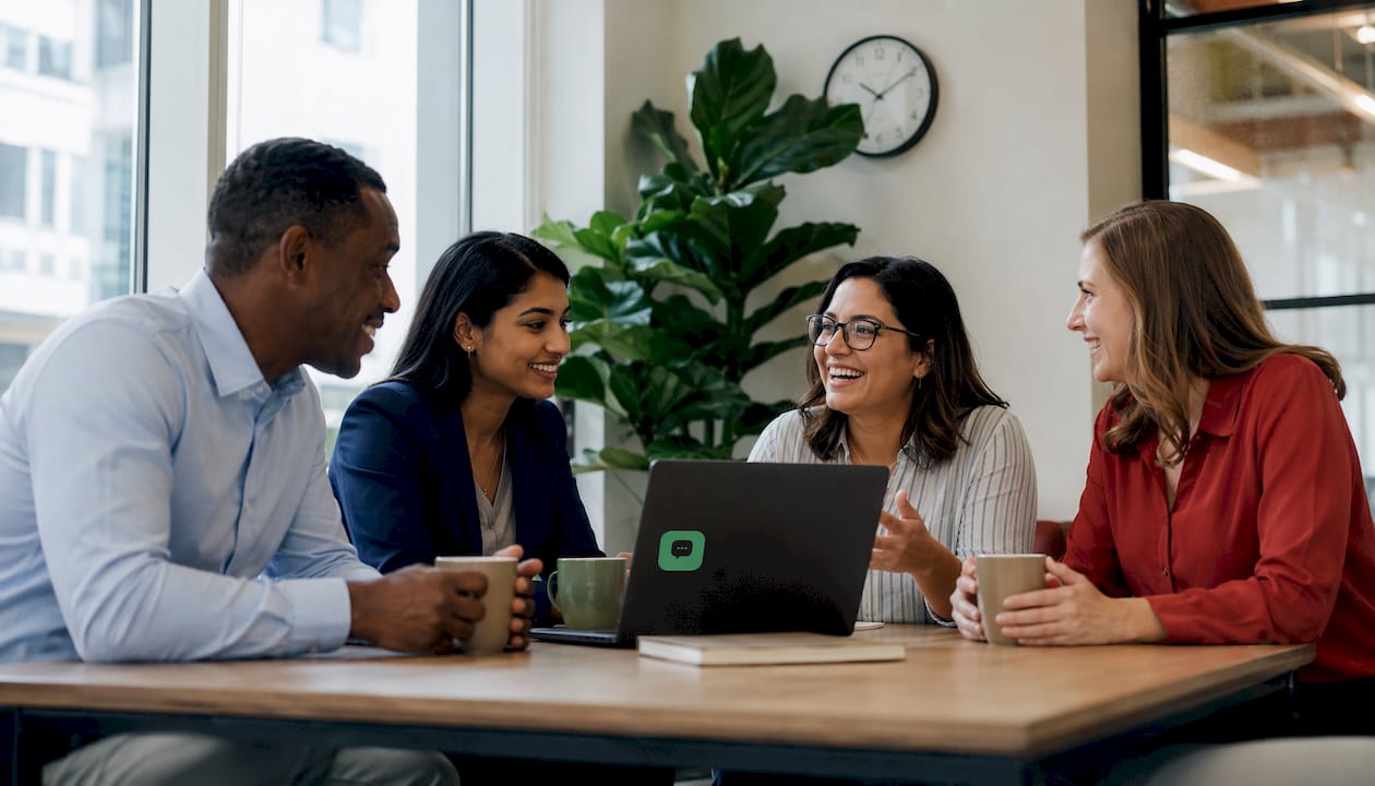 Business team discussing working capital challenges
