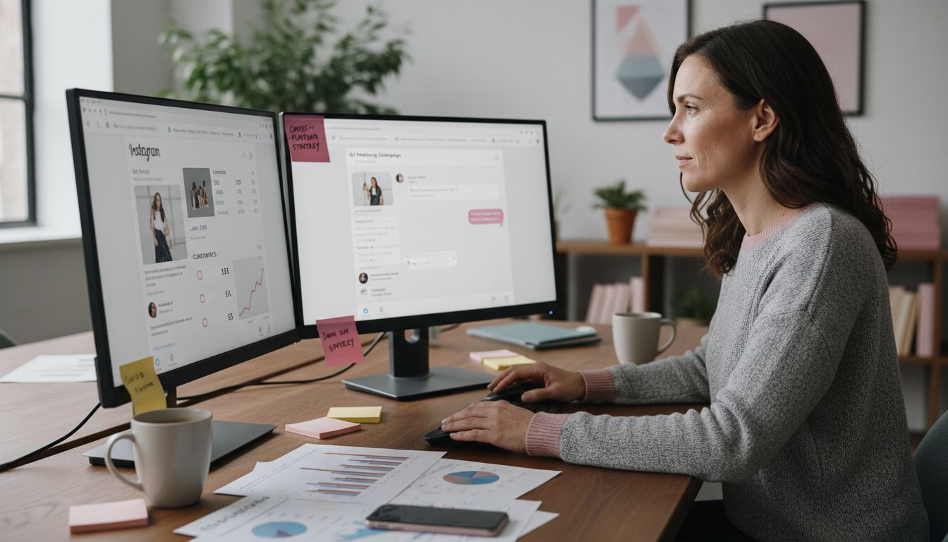 multi platform marketing desk