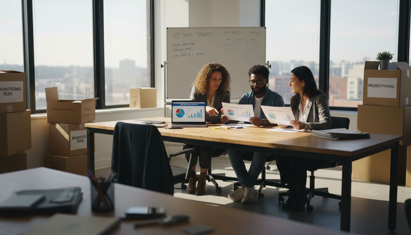 Ecommerce marketing team analyzing customer profiles