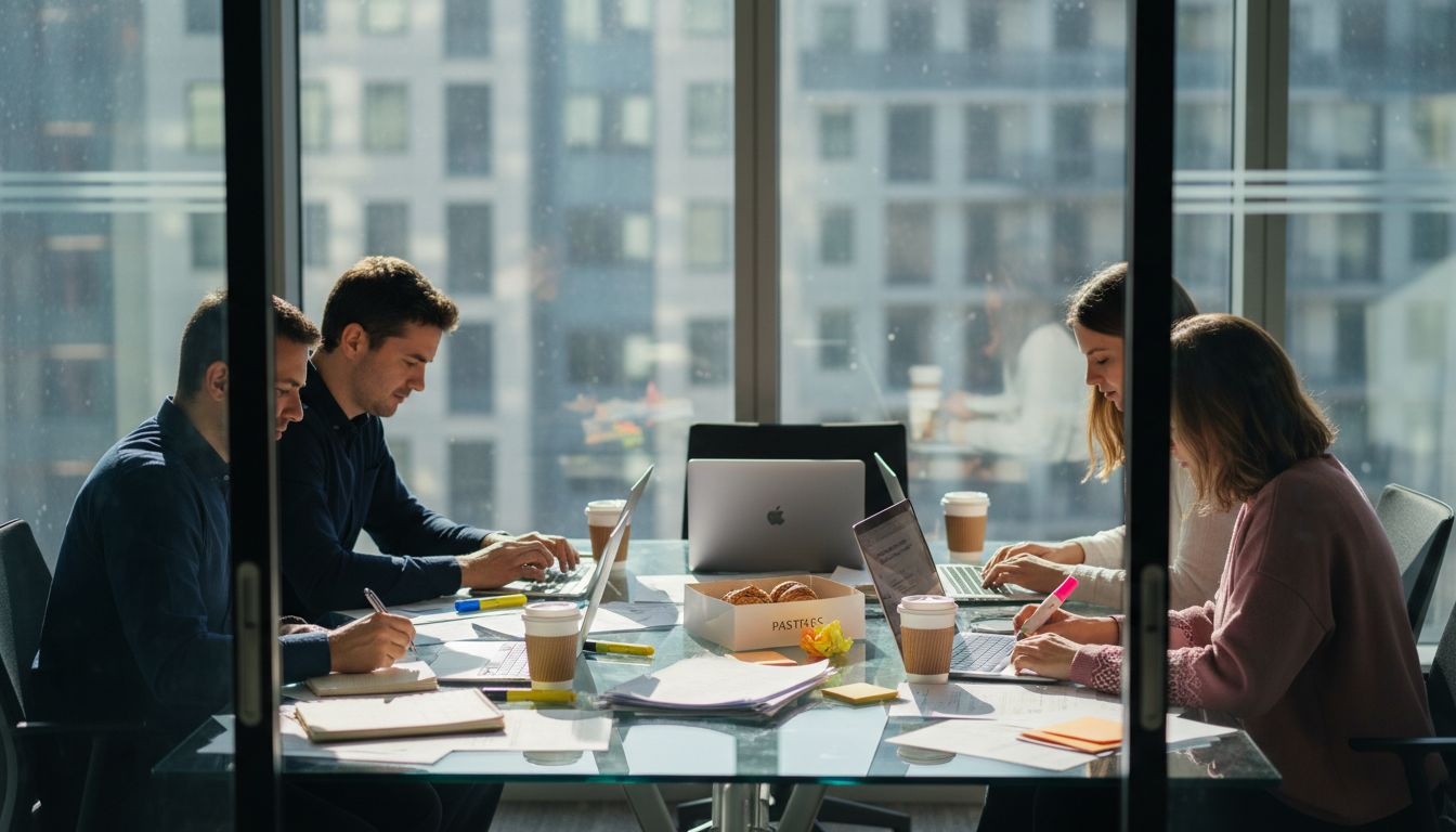 Ecommerce team brainstorming content marketing ideas