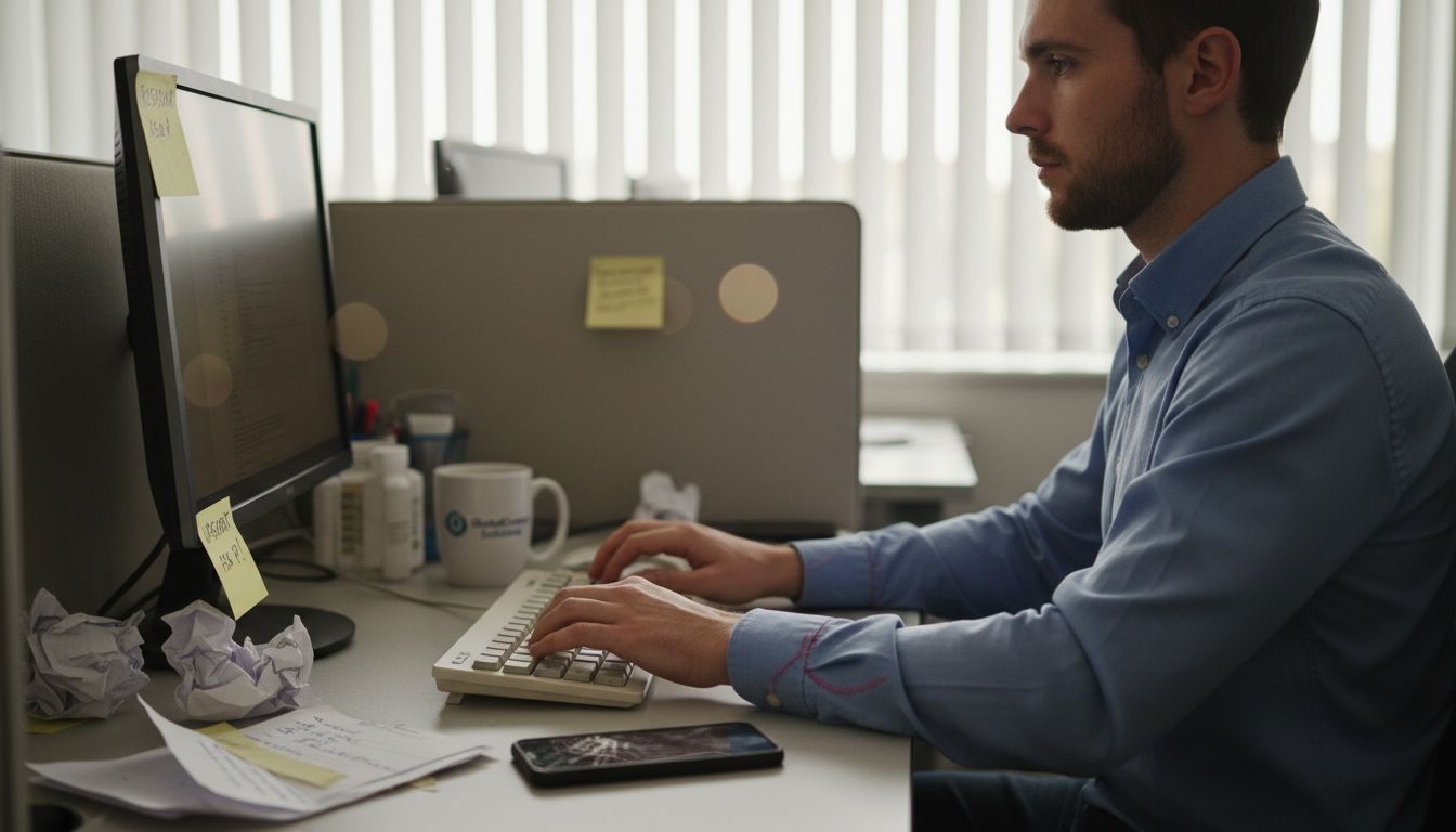 Support agent replying to online reviews