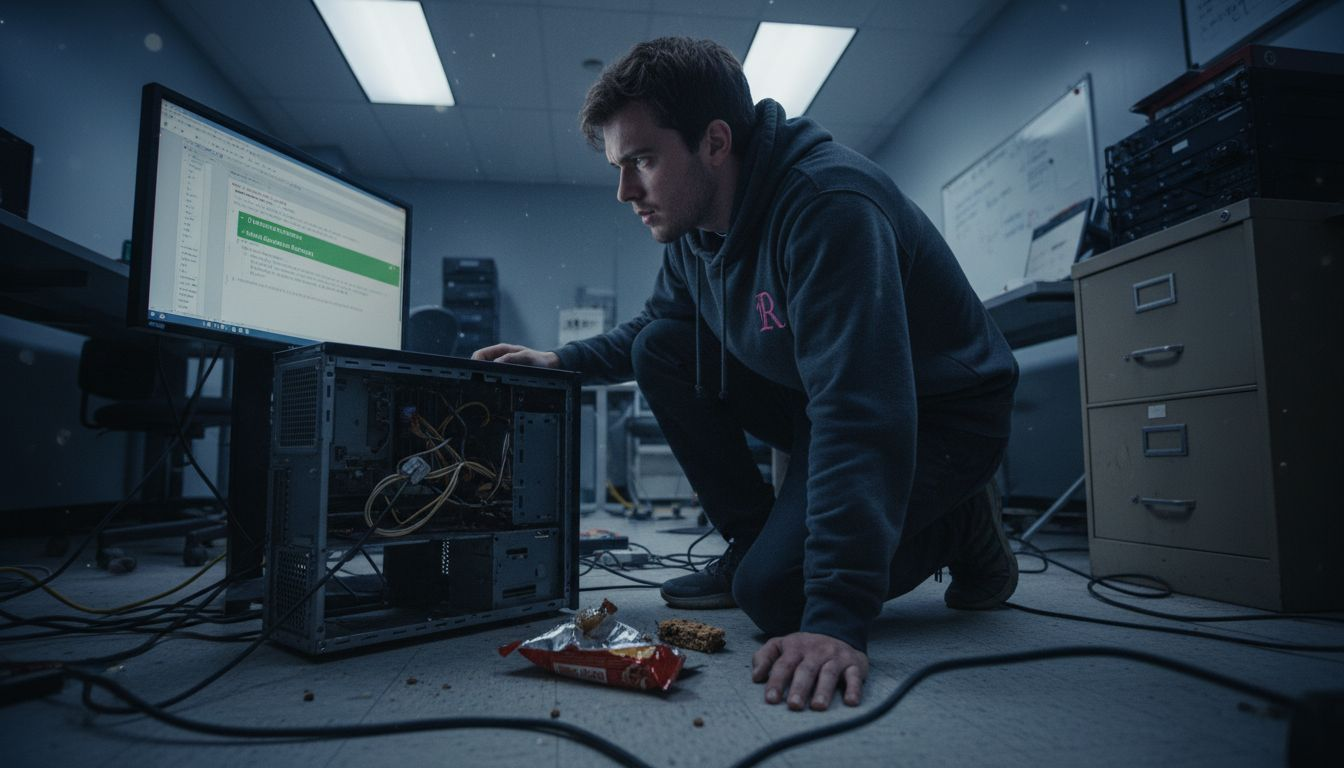 Auditor checking website for hidden text