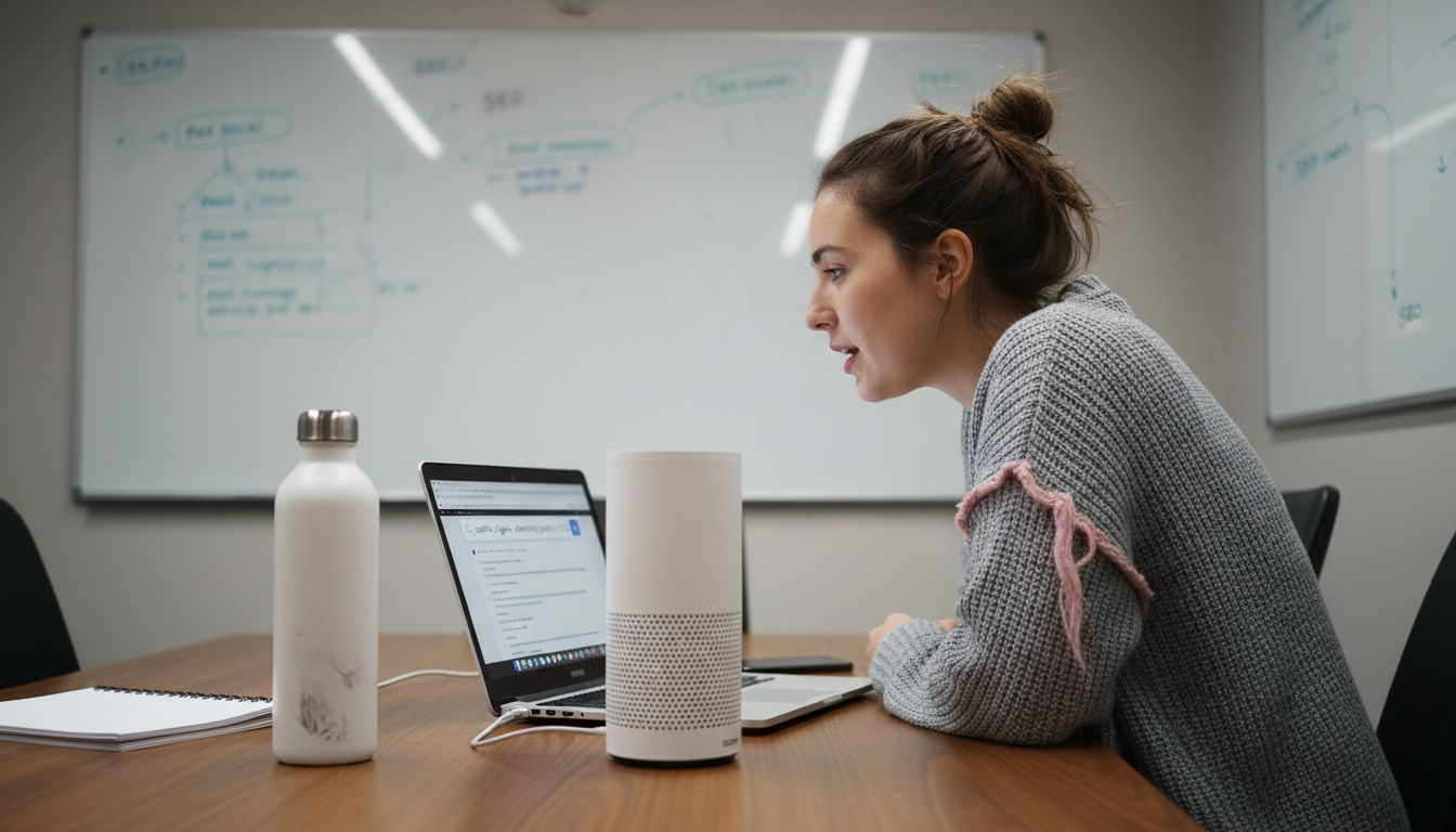 Analyst tests voice versus text search