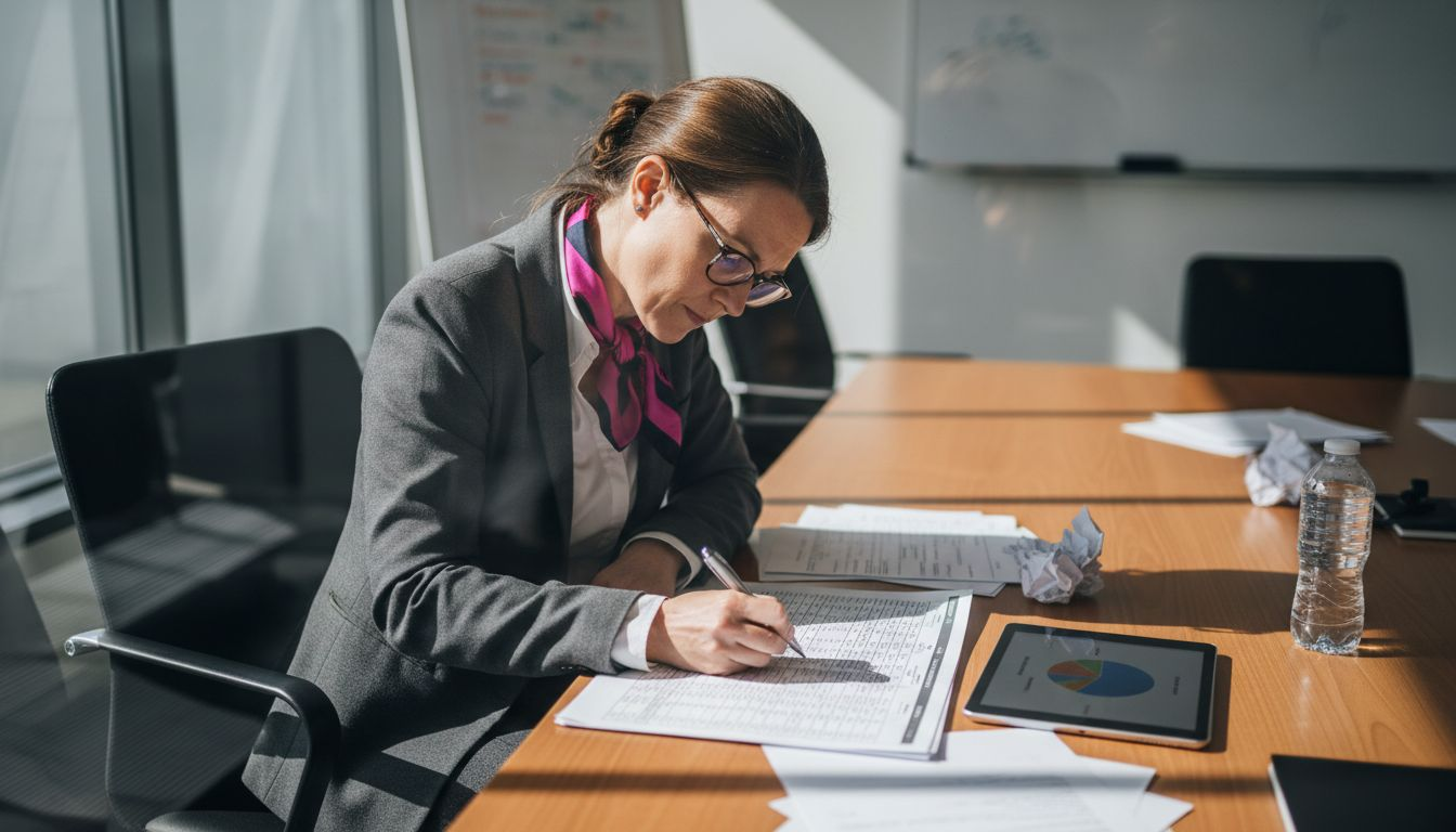 Analyst tracking eCommerce campaign expenses