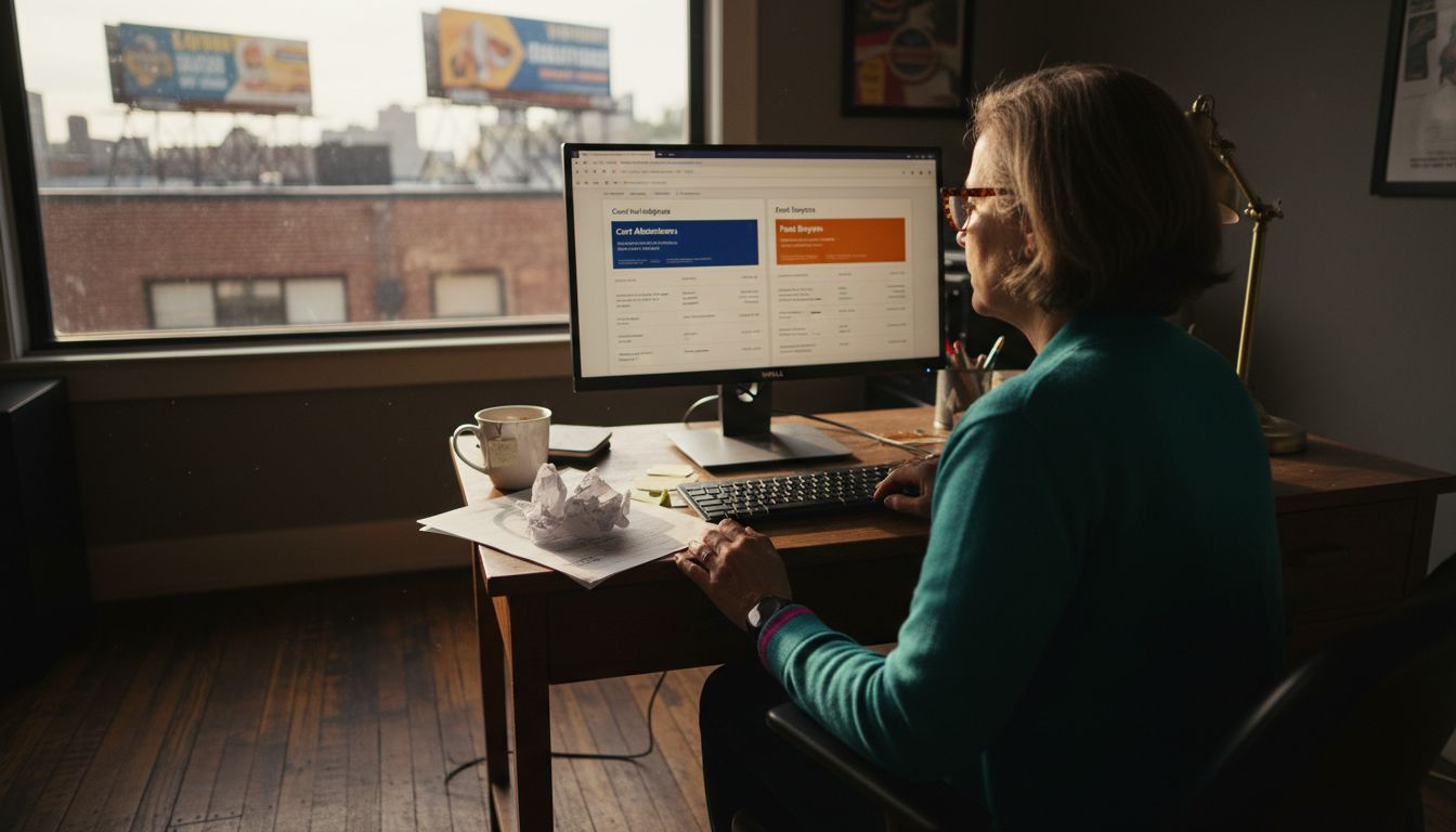 Marketer analyzing dynamic remarketing audiences