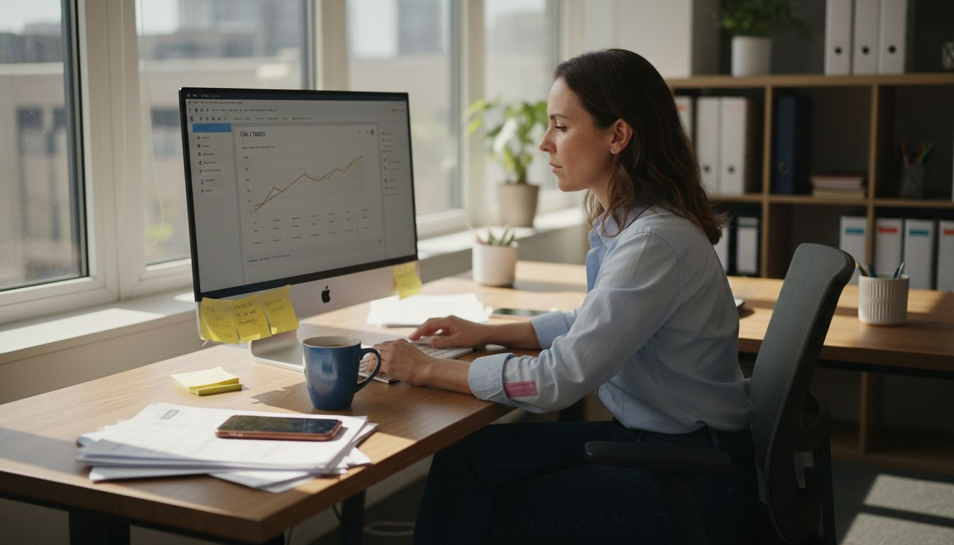 PPC manager reviews CPA dashboard