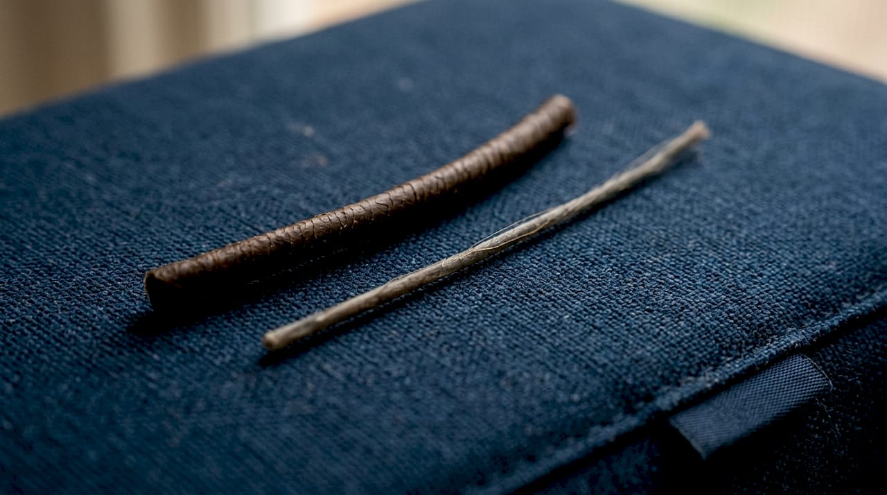 Comparison of normal and hormonal hair strands thickness