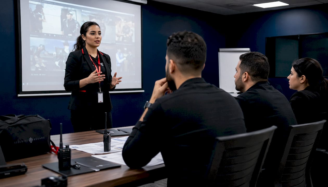 Candidate en train de passer l’épreuve pratique