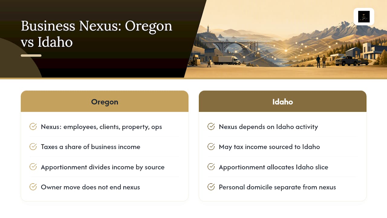 Business nexus and income apportionment pathways