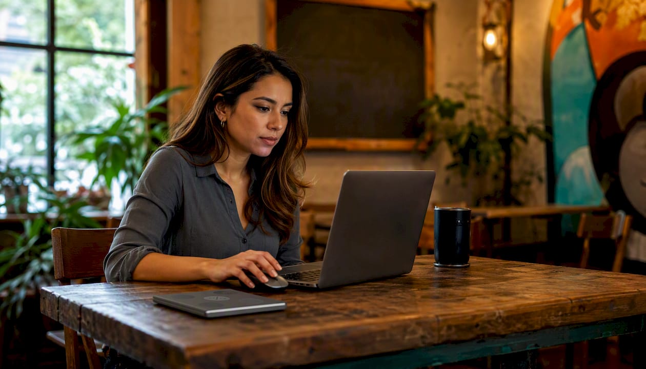 HVAC dispatcher scheduling jobs at desk