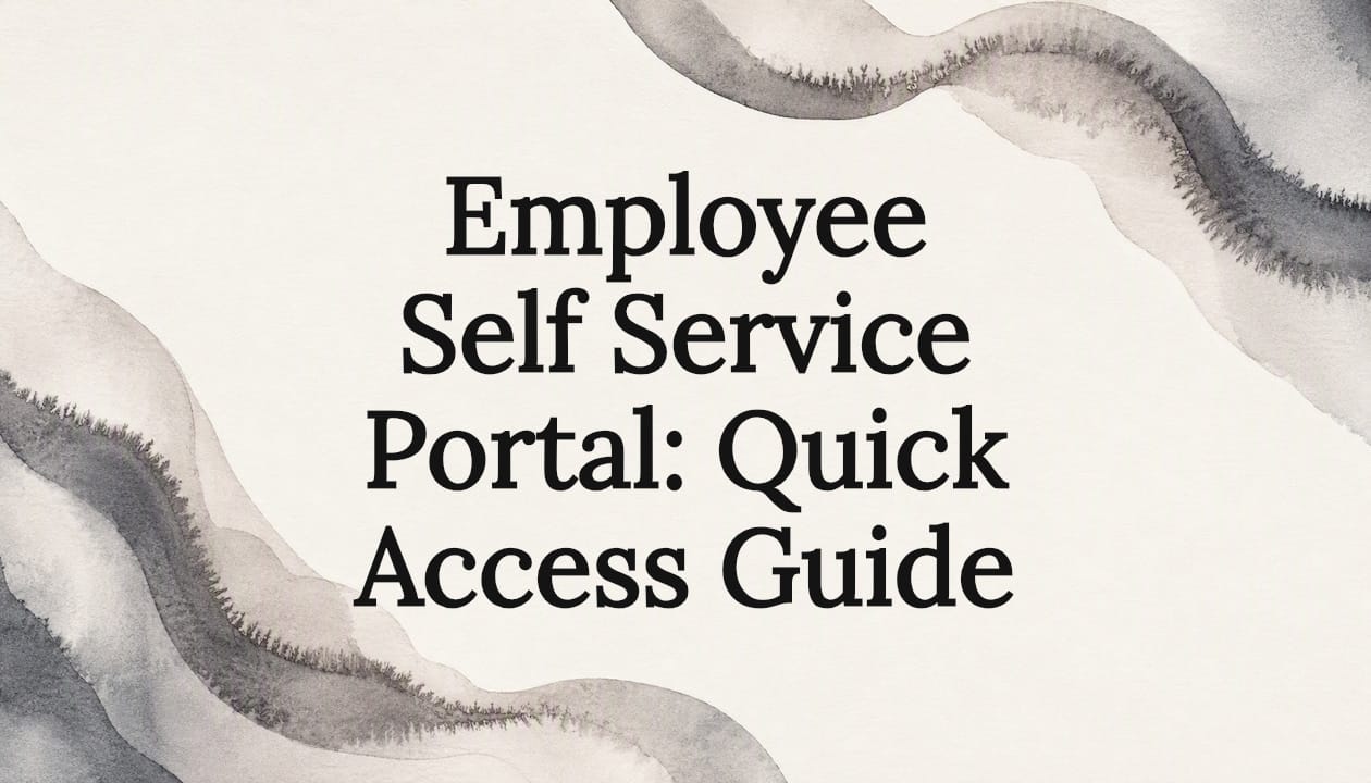 Employee Self Service Portal: Quick Access Guide