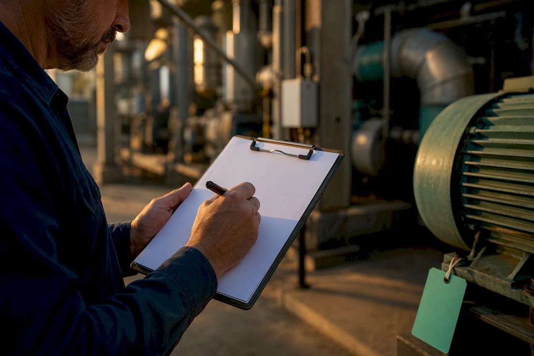 Hands scoring maintenance asset criticality