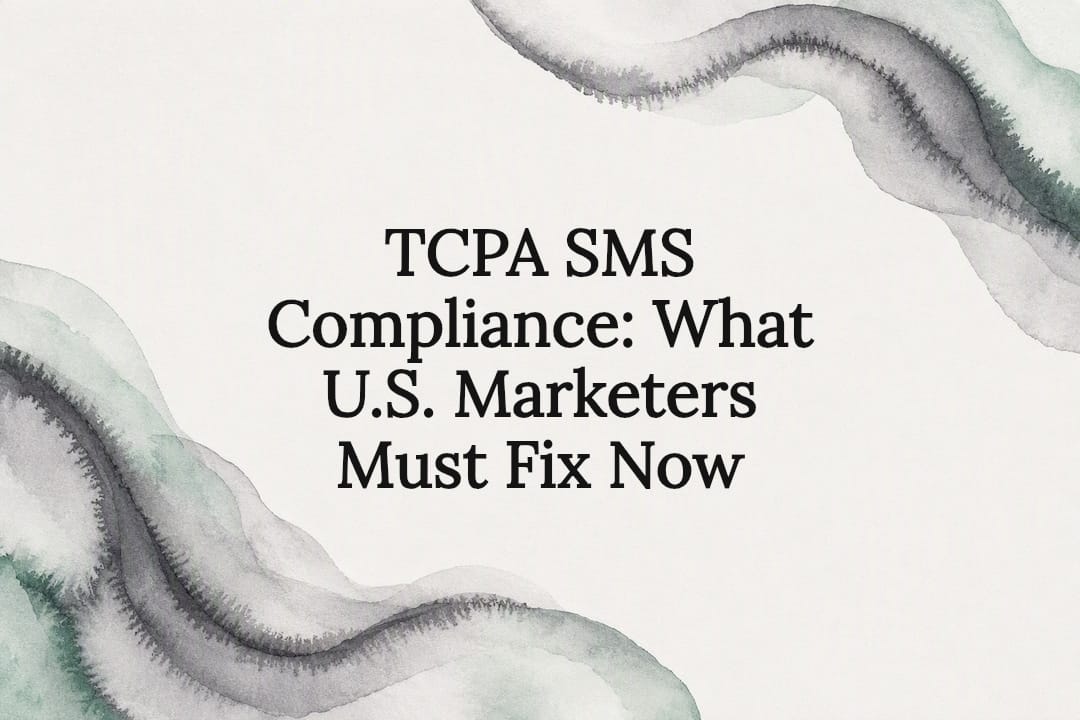 TCPA SMS Compliance: What U.S. Marketers Must Fix Now