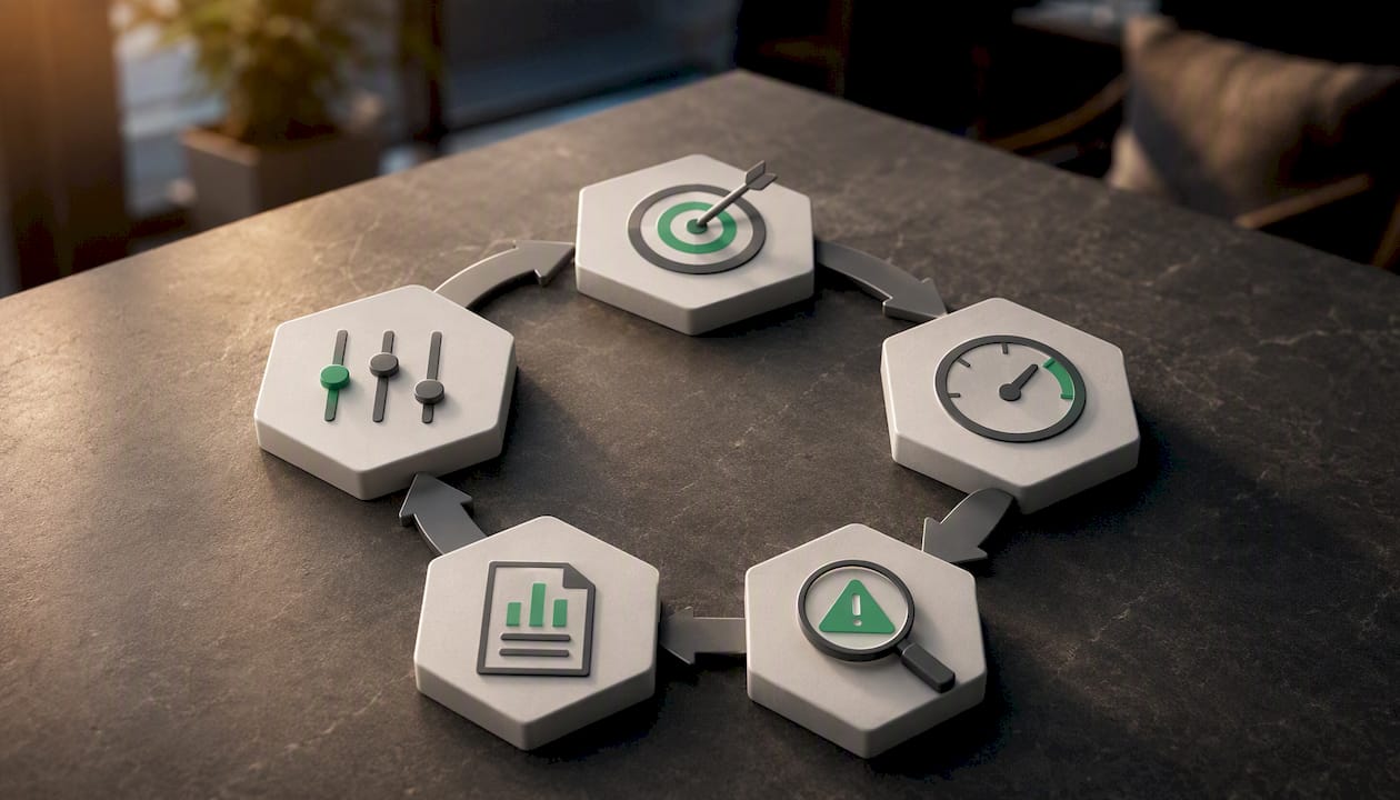 Five-stage SLA management cycle