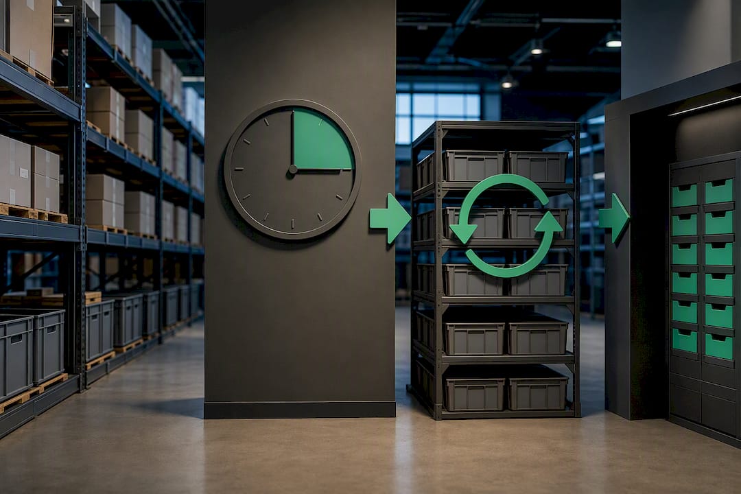 Illustrated rotating warehouse count schedule